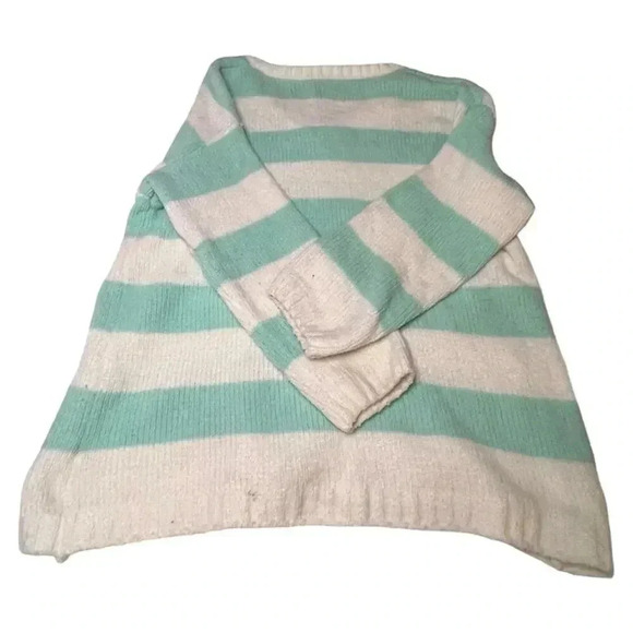 Soft Surroundings Women's XL Striped V-Neck Pullover Sweater Multicolor - Picture 8 of 9